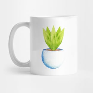 watercolor plant Mug